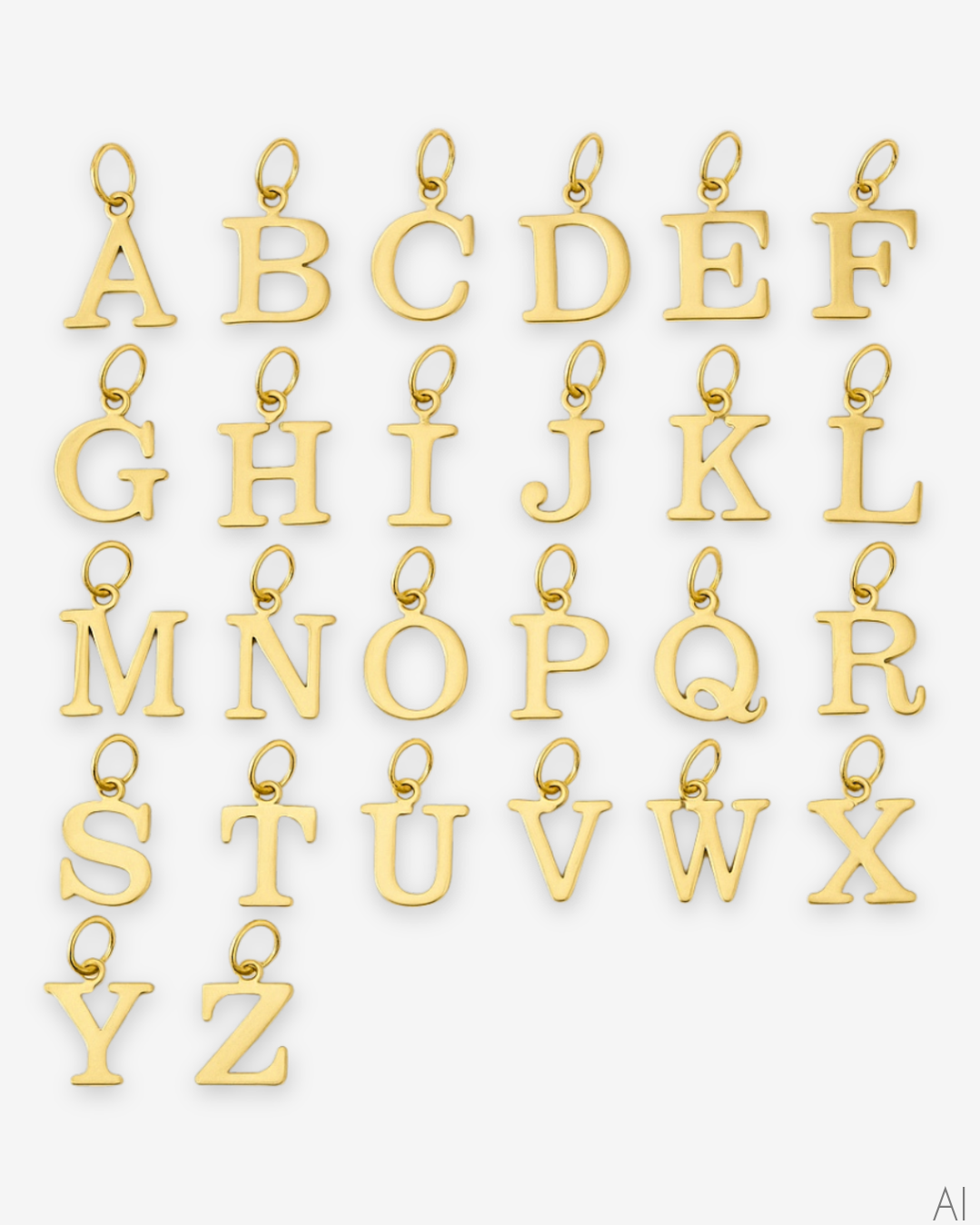 Buchstaben Charm Schreibmaschine