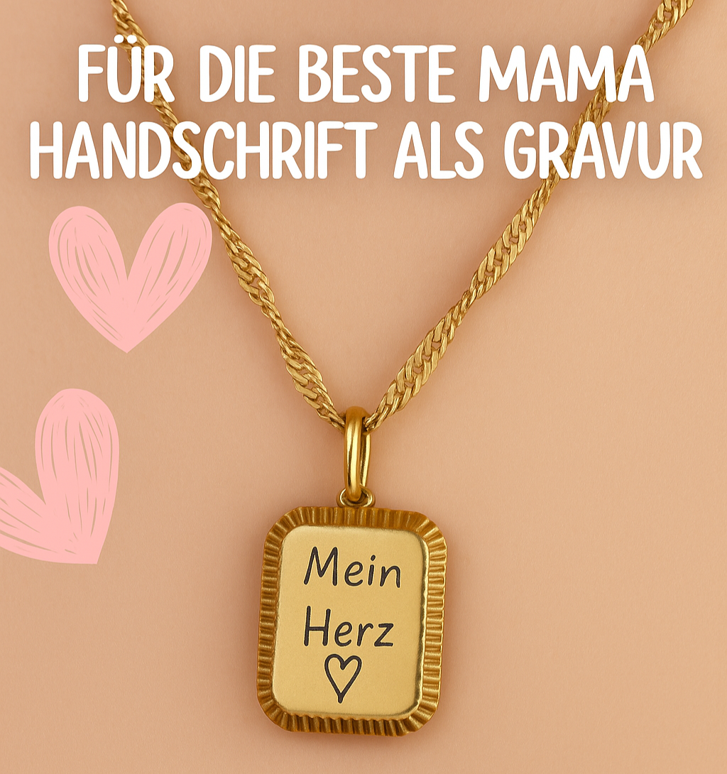 Gravur Anhänger Vintage