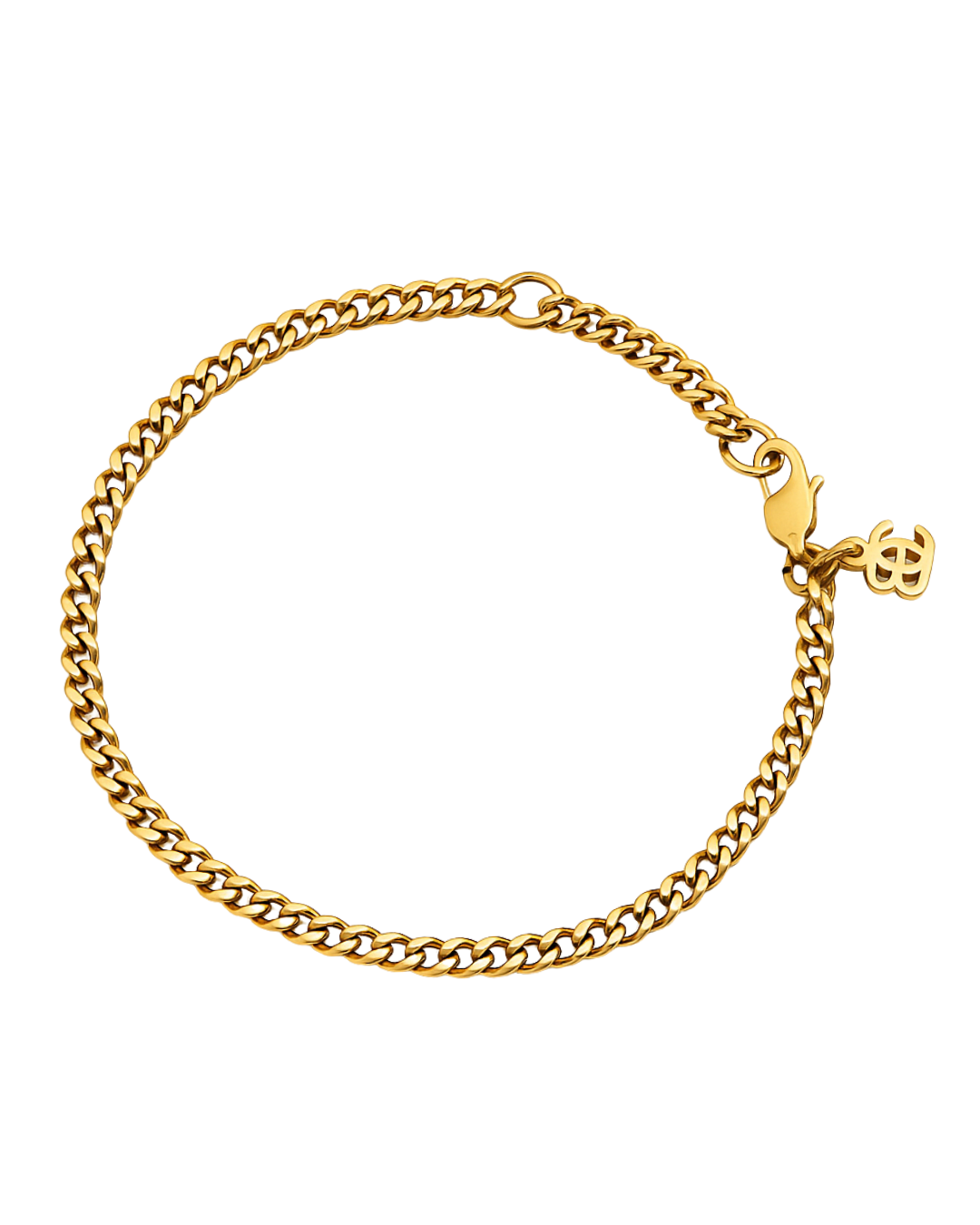 BEACH IKON 3mm Curb Bracelet Gold