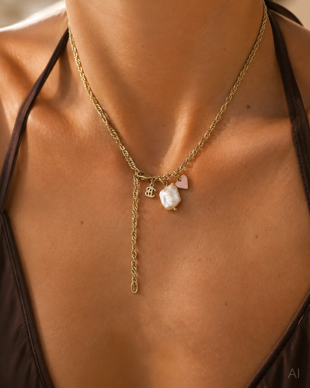 Pink Heart Charm