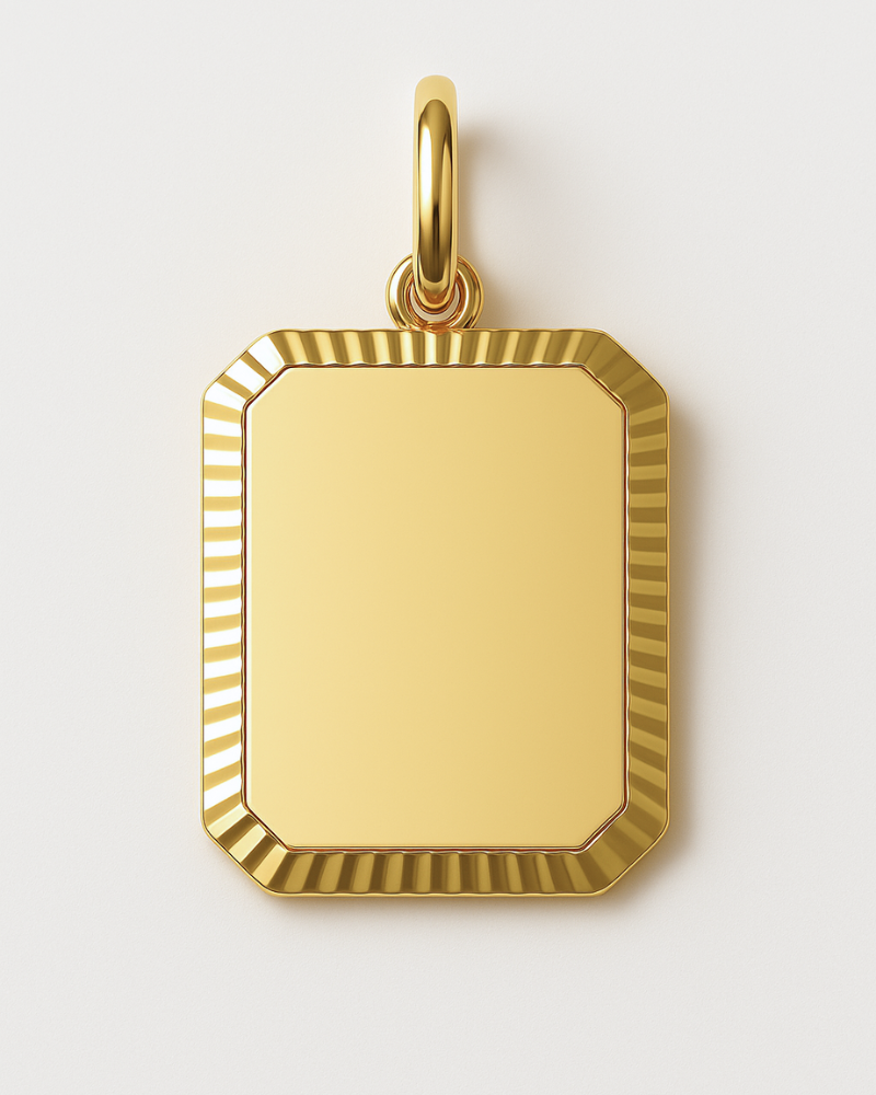 Handschrift Gravur Anhänger Vintage