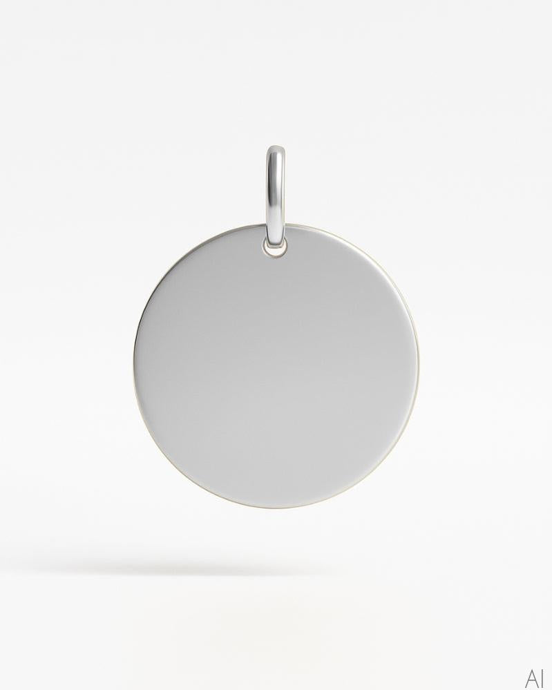 Gravur Anhänger Coin 15mm