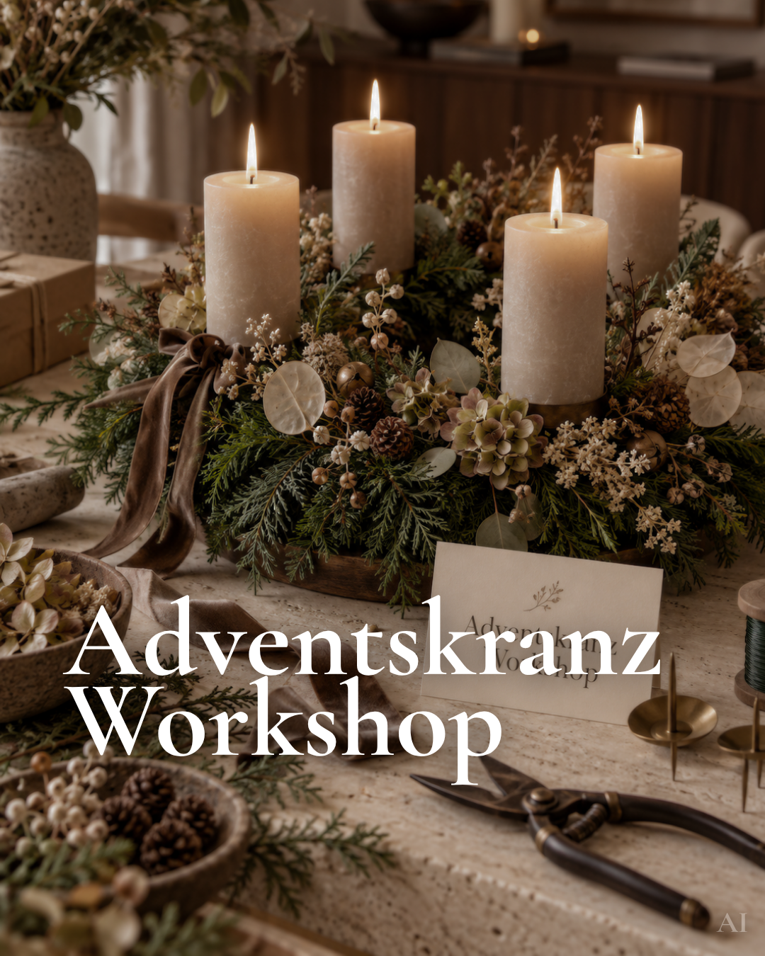Adventskranz Workshop