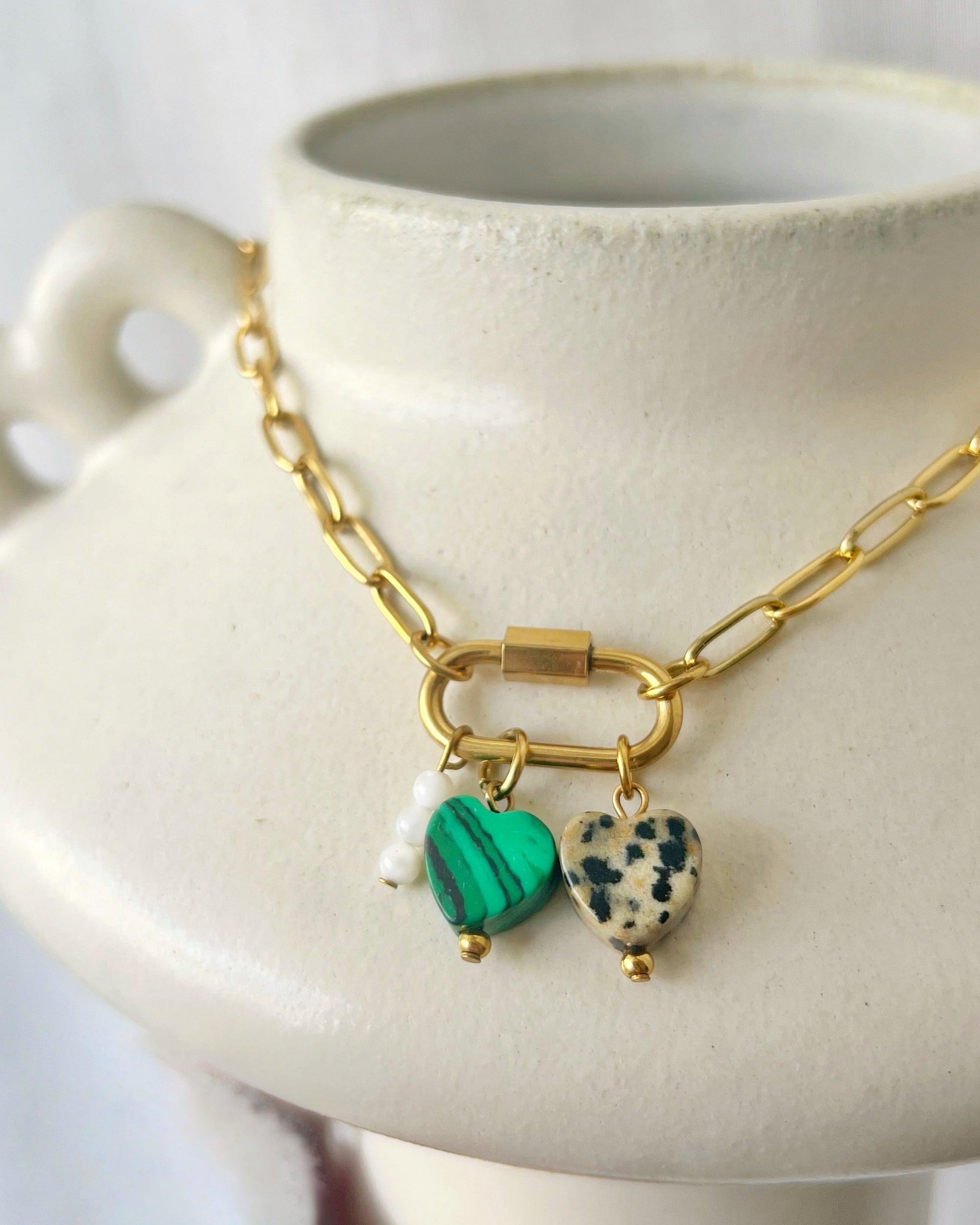 Charm Heart Green