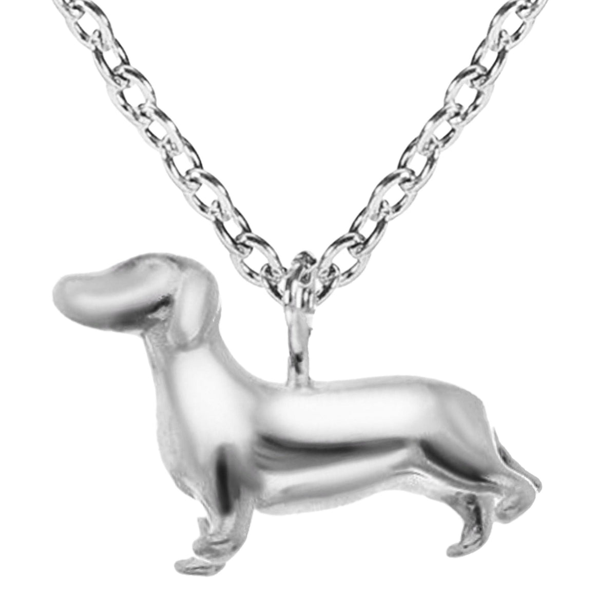 Kette Dackel 925 Sterling Silber