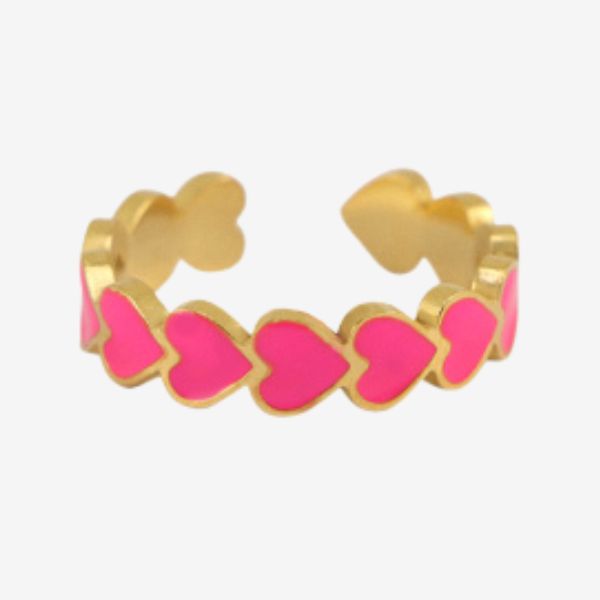 Ring Herzlia Gold/Pink
