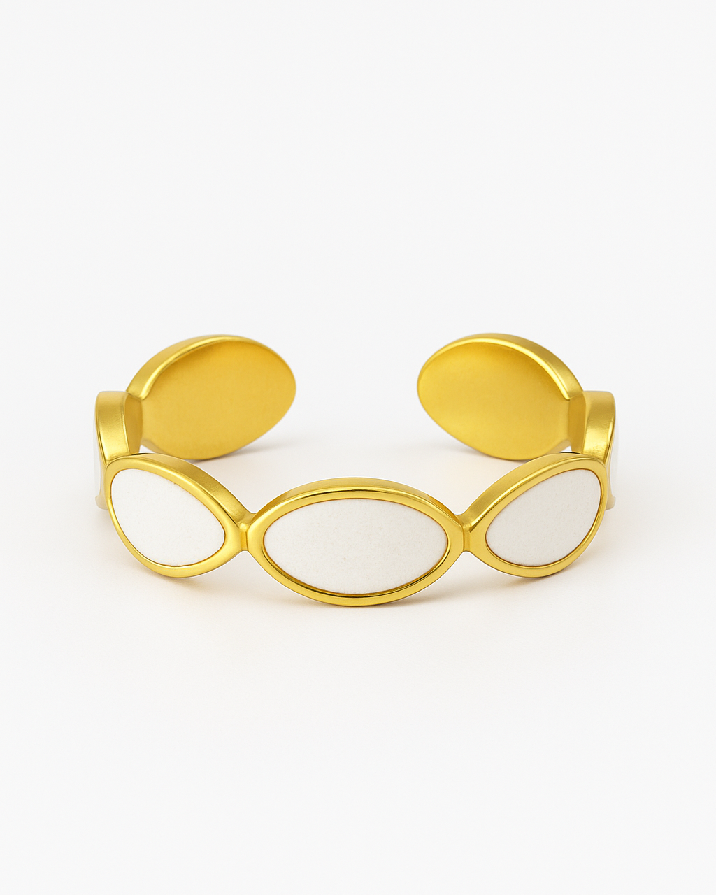 Ring Marbella Gold/White