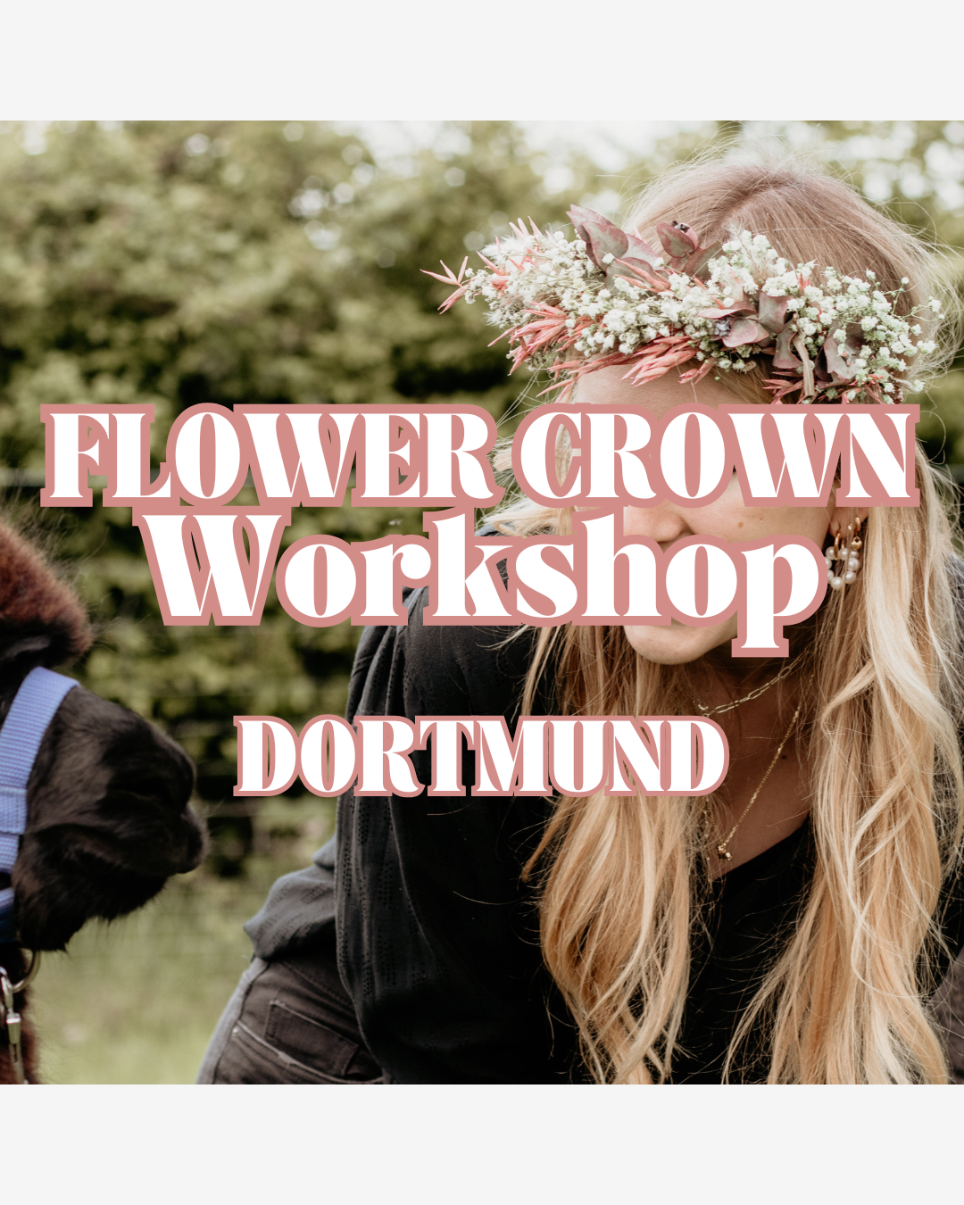 Trockenblumen Haarkranz Workshop Dortmund