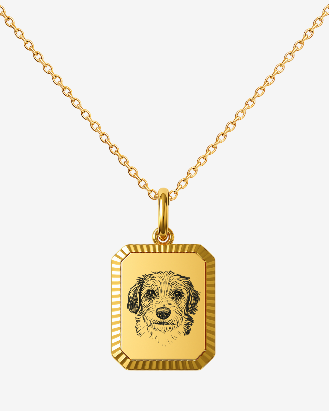 Haustier Gravur vintage Anhänger