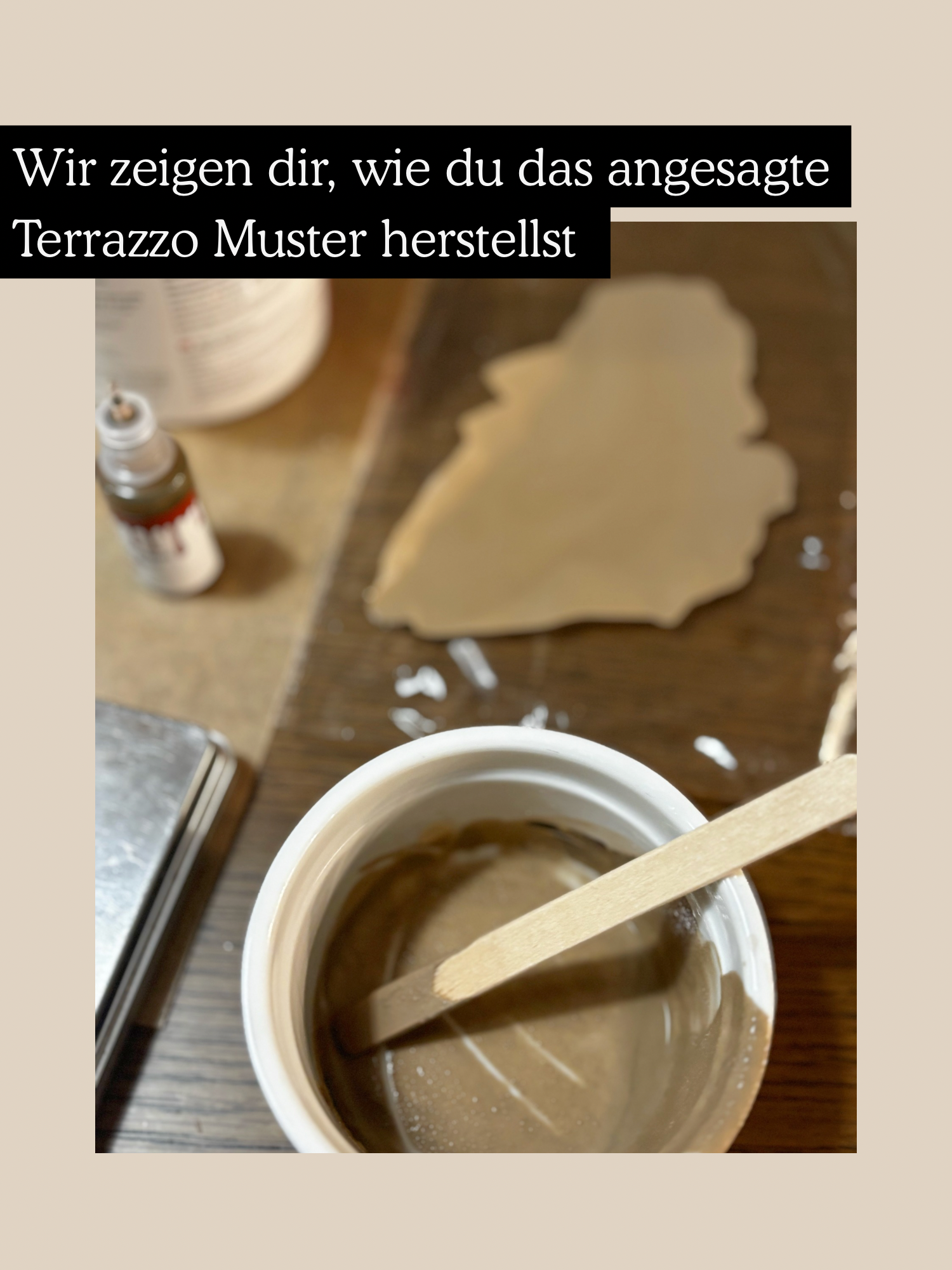 Terrazzo-Gießworkshop Gießkeramik