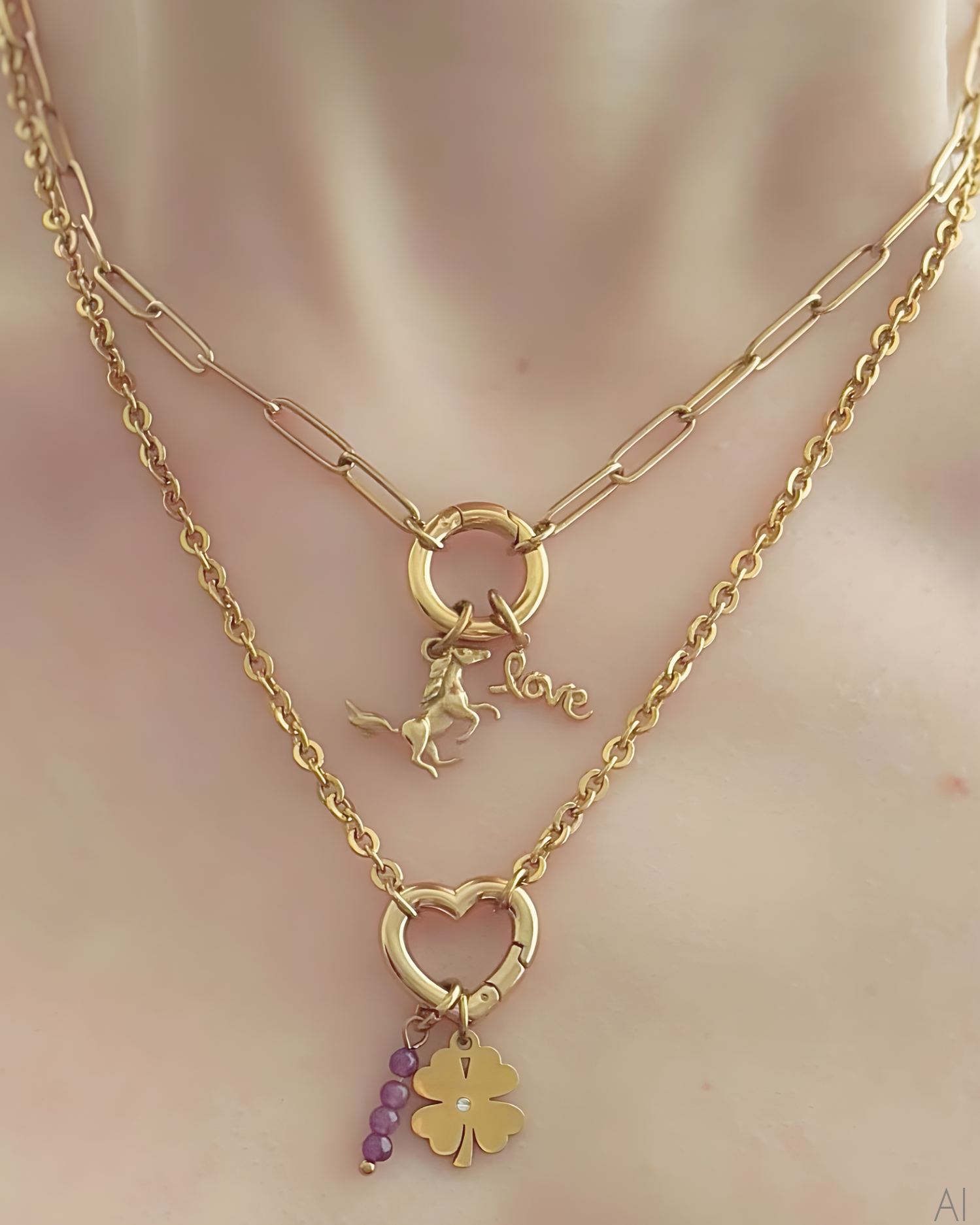 Charm Kette Circle