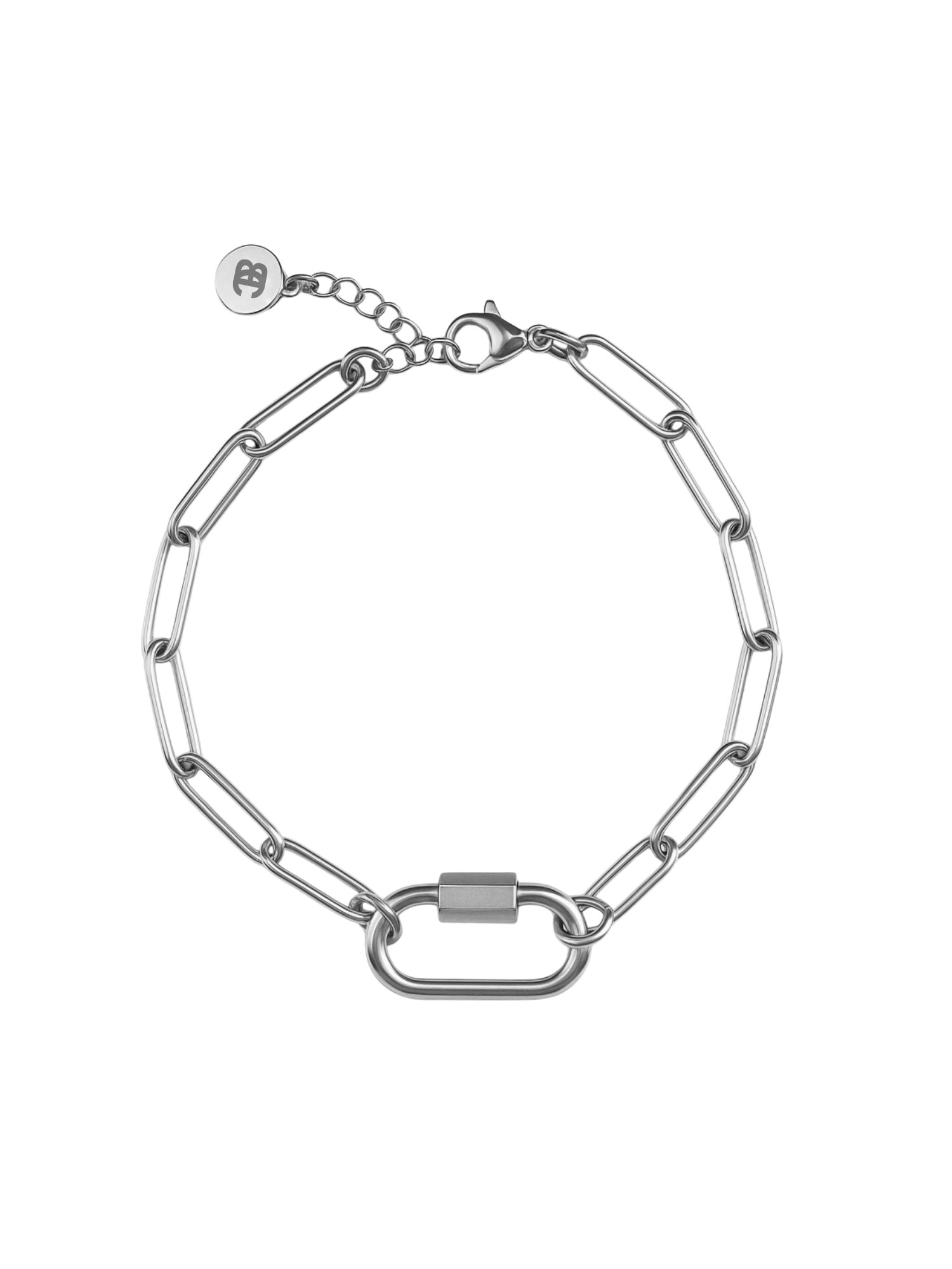 BEACH BRACELET Charm Armband Paperclip