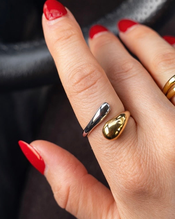 Ring drop bicolor