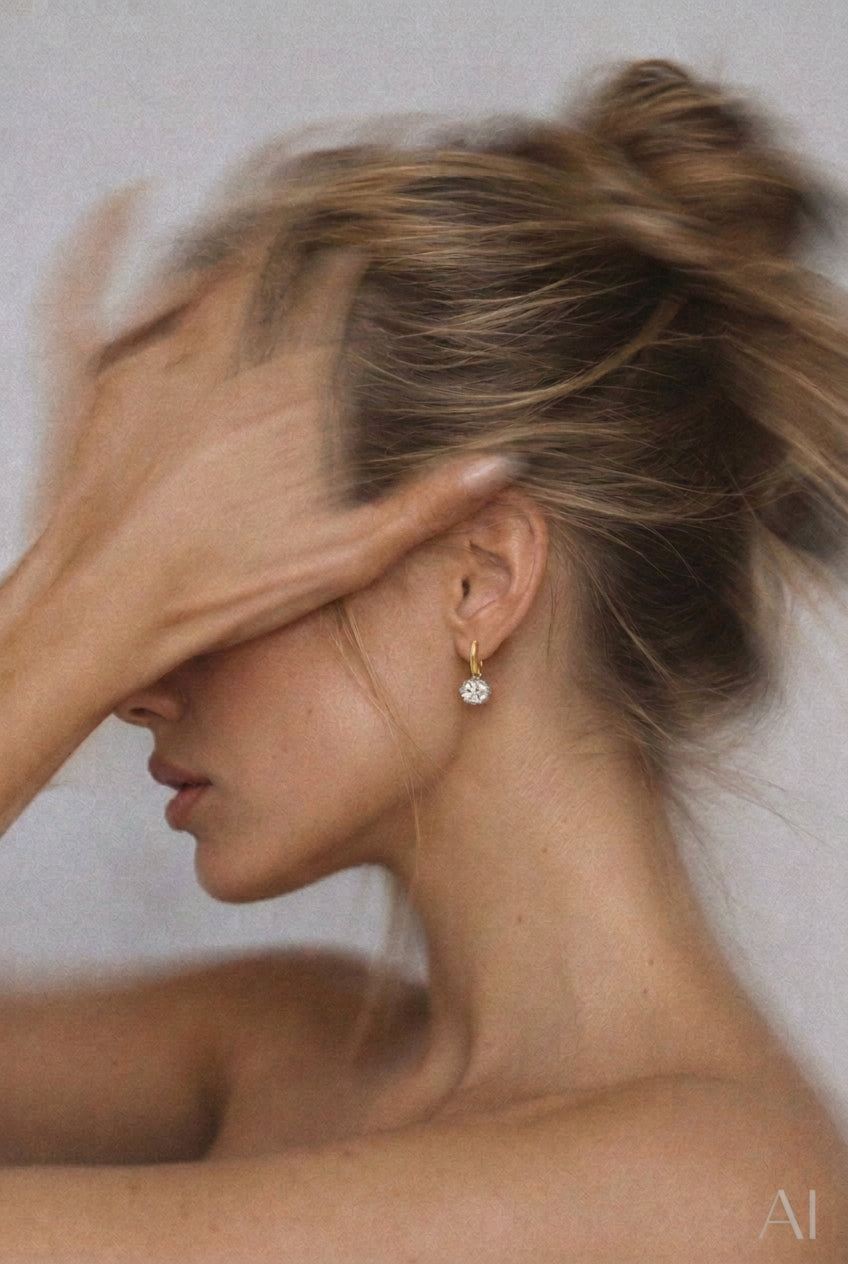 IT Girl sparkle Hoops
