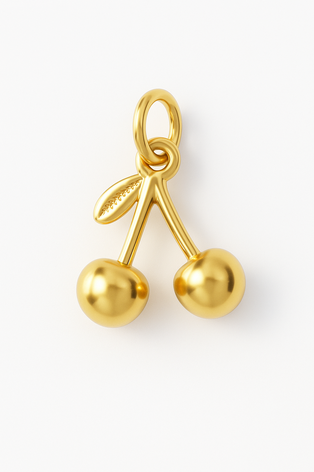 Charm small golden Cherry