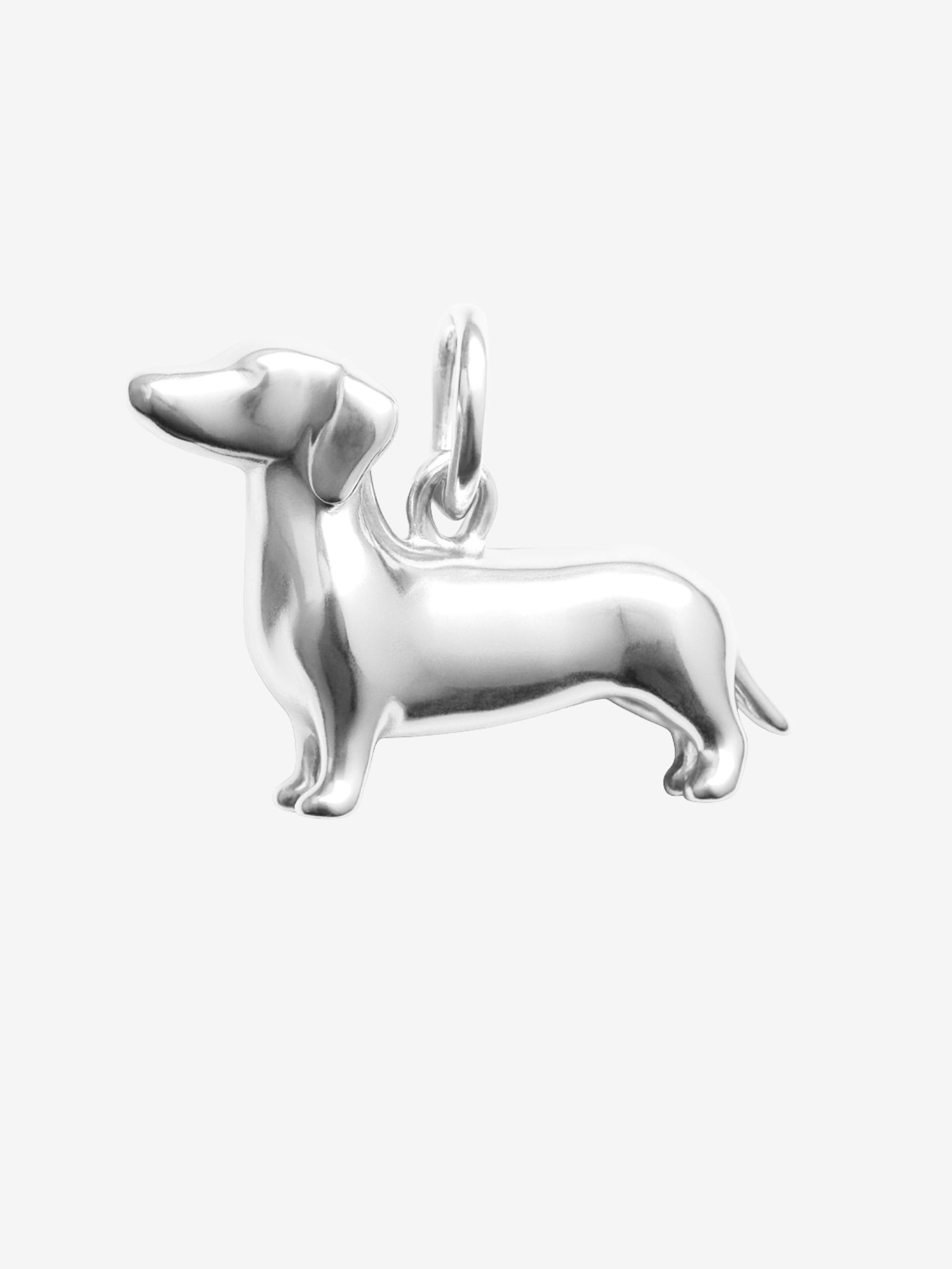 Charm Dackel 925 Sterling Silber