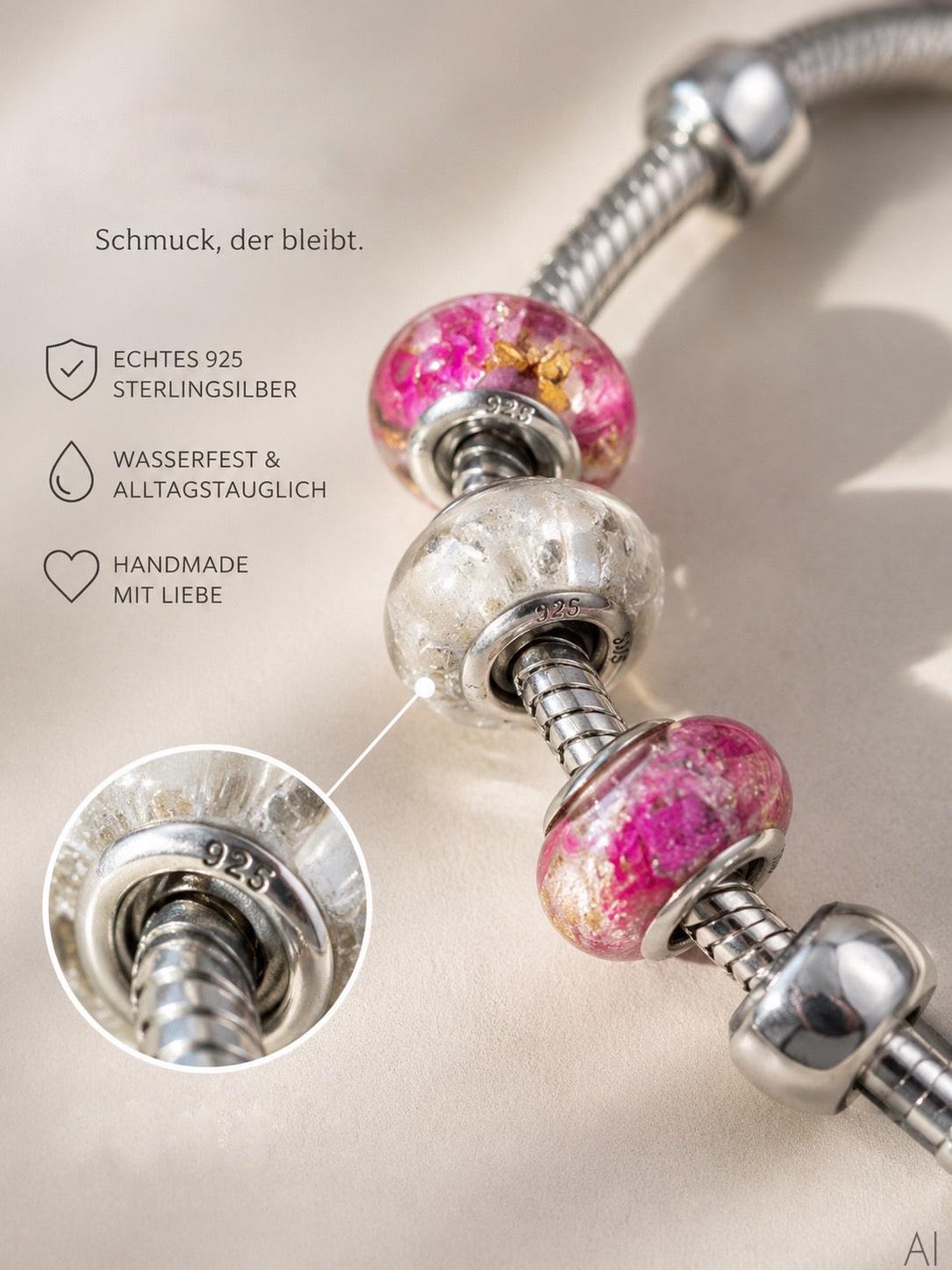 Kleine Charm Perle Memory
