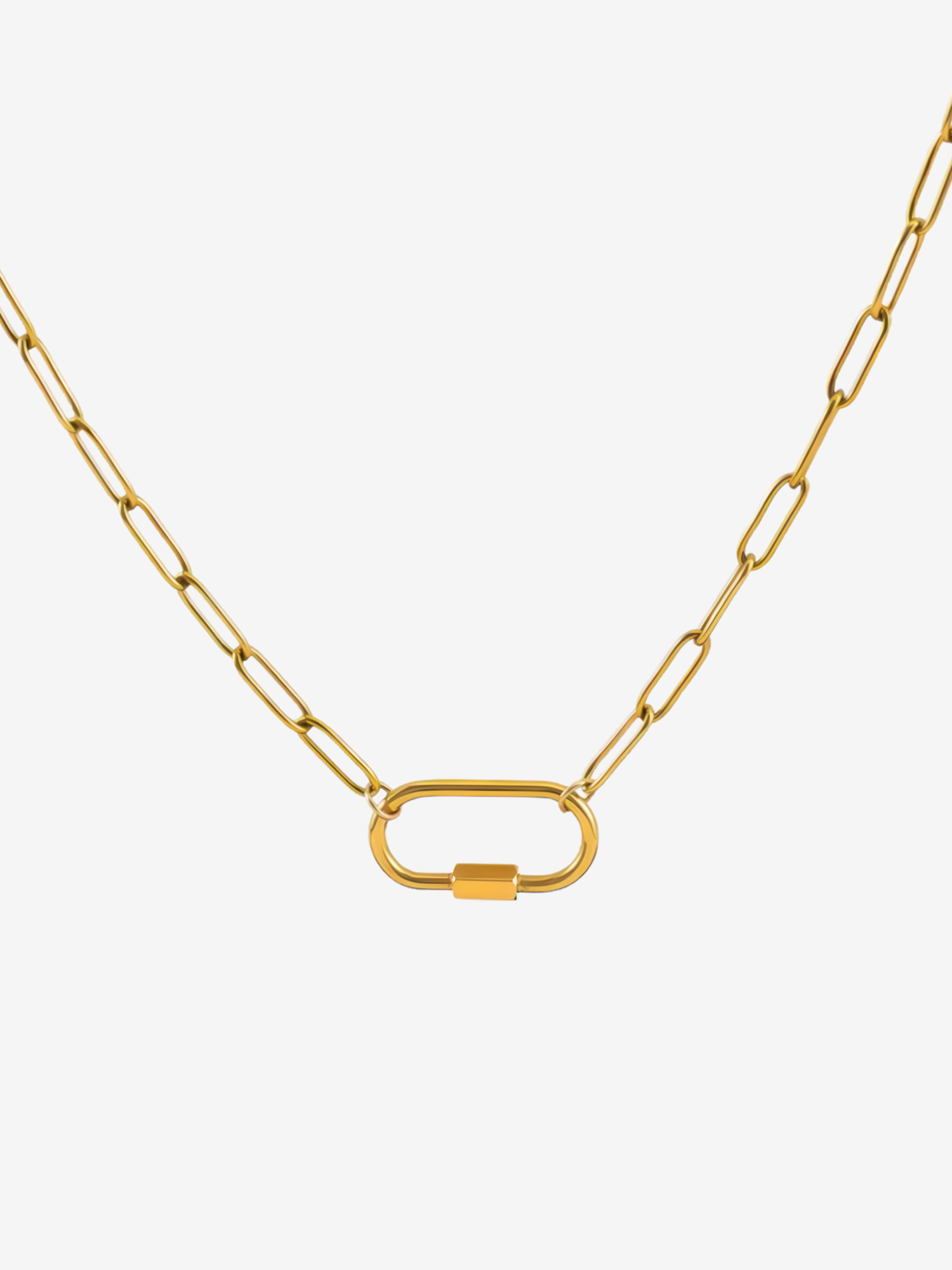 Charm Station Kette Paperclip