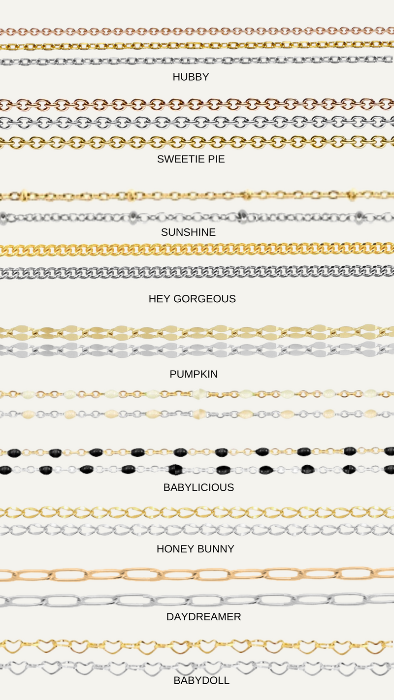 Permanent Bracelet Ketten Varianten in Gold und Silber 