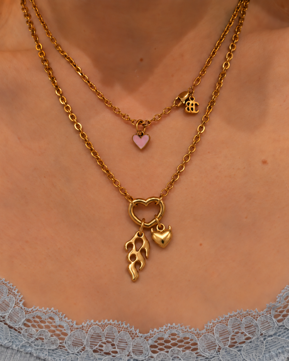 Micro Charm Devil Heart