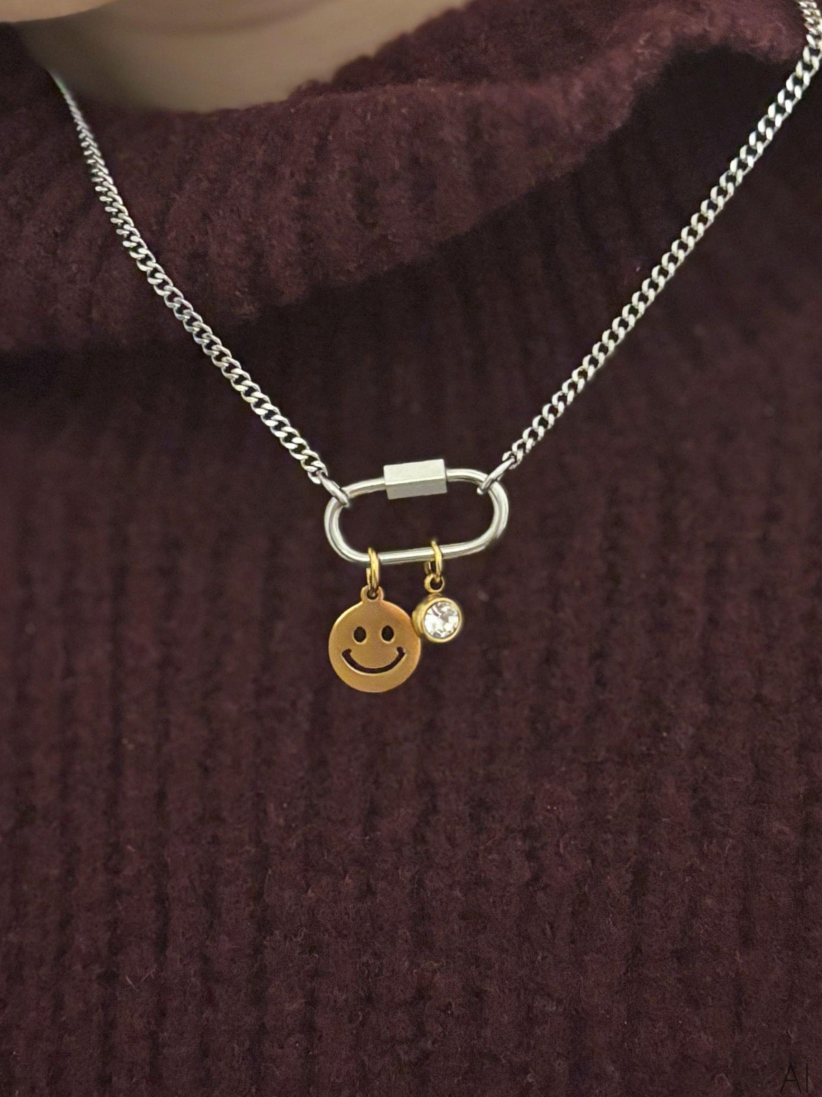 Charm Verschluss Oval